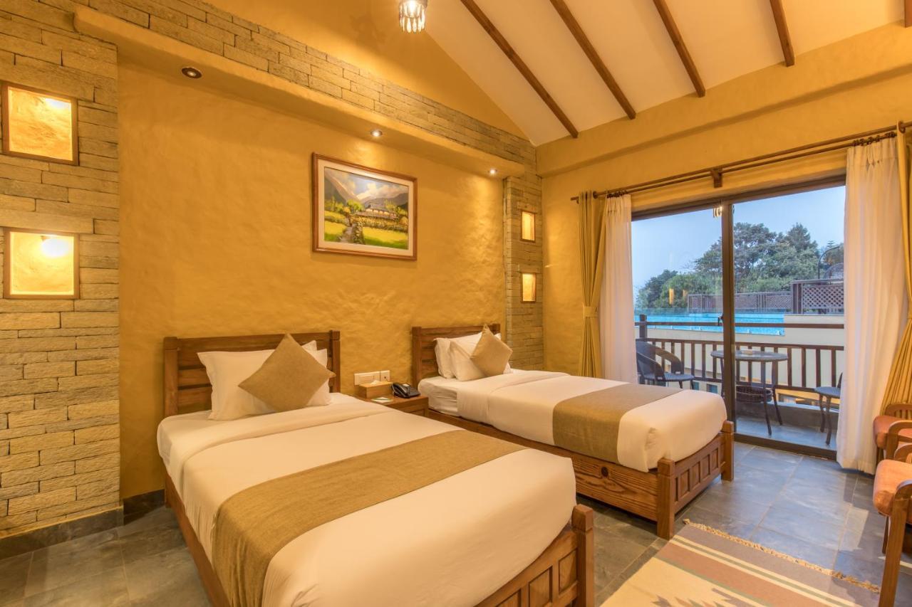 Bar Peepal Resort Покхара Экстерьер фото Deluxe Room
