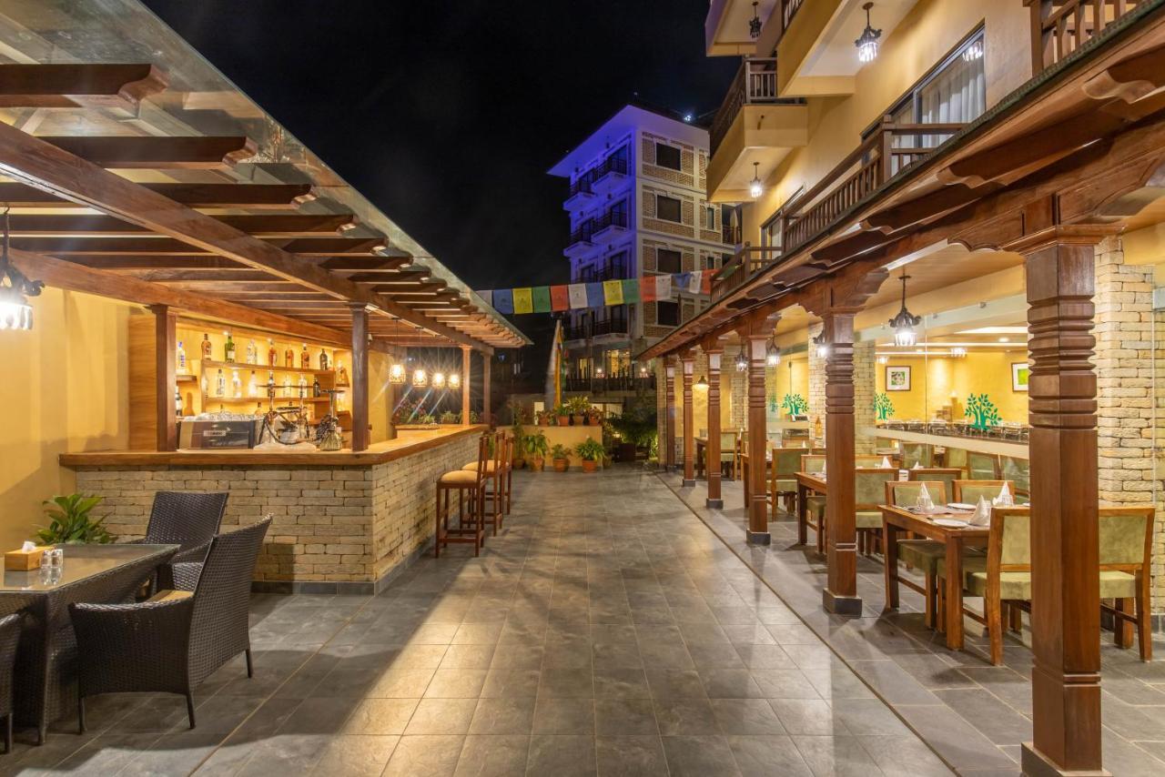 Bar Peepal Resort Покхара Экстерьер фото The Terrace at the hotel